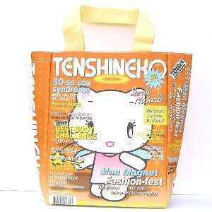 Tenshi Neko tote bag (4 x 10 x 12). Contain adult language on bag