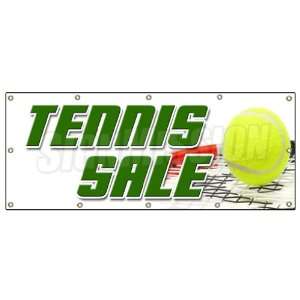  48x120 TENNIS SALE BANNER SIGN shop racquet balls shoes 