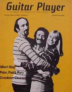 Guitar Player Magazine August 1969 Peter Paul & Mary  