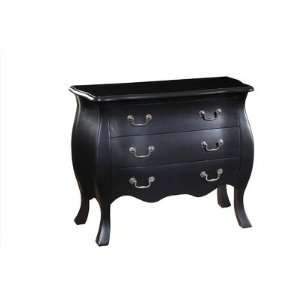  Bombay Chest in Distressed Black