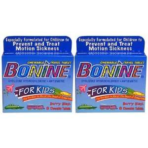 Bonine for Kids Motion Sickness Tablets Berry Berry, 2 ct (Quantity of 