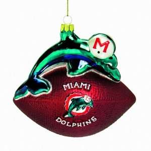  Miami Dolphins 6 Team Mascot Football