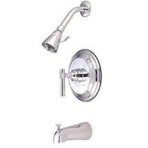   Pressure Balanced Tub/Shower Faucet with Solid Brass Shower Head, Oil