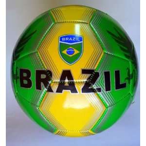  Georgeous Brazil Size 5 Soccer Ball W/ Flag Emblem Sports 