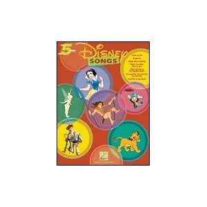  Disney Songs Five Finger Piano Book Musical Instruments