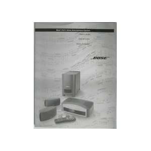  Bose 3.2.1. Home Entertainment System (Owners Guide) Bose Books