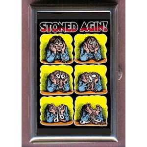 STONED POSTER DRUGS FUNNY CUTE Coin, Mint or Pill Box 