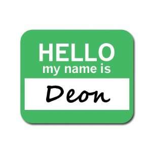  Deon Hello My Name Is Mousepad Mouse Pad