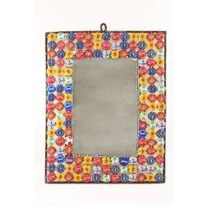  Recycled Bottle Cap Mirror