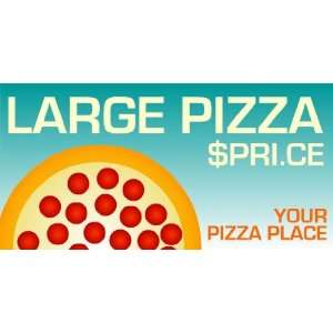    3x6 Vinyl Banner   Generic Large Pizza Price 
