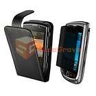 leather skin case privacy lcd for blackberry torch 9800 2 9810 mobile 