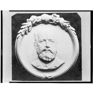  Petr Tchaikovsky, Tchaikovsky, Peter,1911, bas relief 