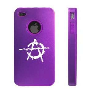  Apple iPhone 4 4S 4G Purple D629 Aluminum & Silicone Case 
