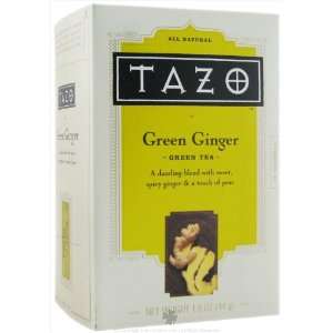  Tazo   All Natural Green Tea Green Ginger   20 Tea Bags 
