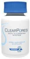 Clear Pores Herbal Supplements 1 Btl for blemish free  