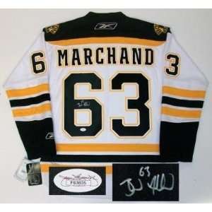 Brad Marchand Signed Jersey   2011 Cup Jsa  Sports 