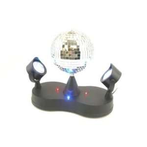 Very Cool Disco Mirror Ball Multicolor w LED spot L