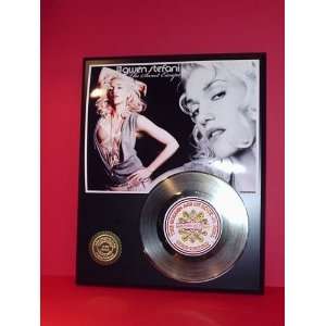  Gold Record Outlet Gwen Stefani 24kt Gold Record Display 