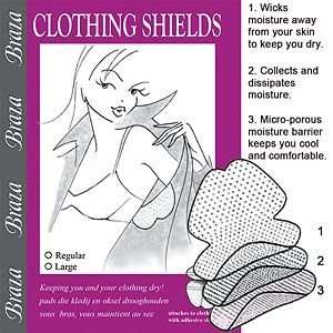  Braza Clothing Shields   Keeps You and Your Clothes Dry 