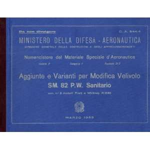  Savoia Marchetti S.M.82 Aircraft Parts Manual   Sanitario 