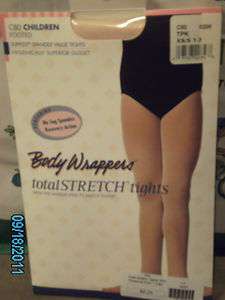 C80 Body Wrappers Footed Tights   Girl sz. XS   Large  