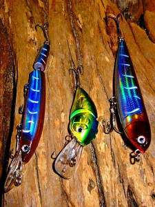 Lures, Surface/Top Water, Jointed Minnow, & Crankbait  