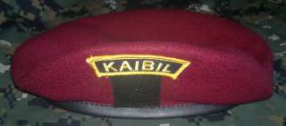 KAIBIL BERET Guatemala Special Forces infierno Boina  