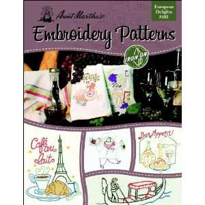 com Aunt Marthas European Delights Embroidery Transfer Pattern Book 