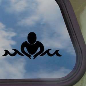  BreastStroke Swimming Swimmer Black Decal Window Sticker 