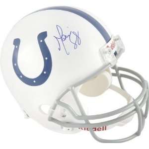  Marvin Harrison Autographed Helmet  Details Indianapolis 