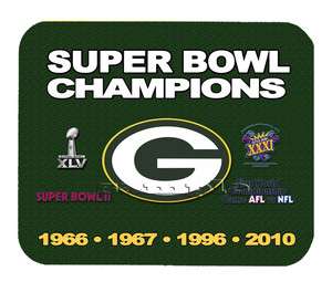 Item#318 Green Bay Packers Super Bowl Banner Mouse Pad  
