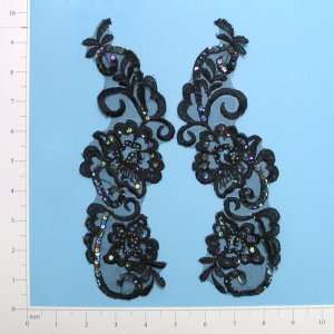  Bridal Swirl Lace Applique Pack of 2