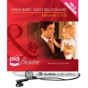   Billionaire (Audible Audio Edition) Maureen Child, Eliza Foss Books