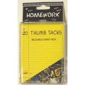  Thumb Tacks Asst.Colors   120 pack Case Pack 48 