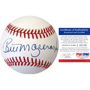  Bill Mazeroski Autographed Baseball (PSA/DNA) Sports 