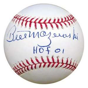  Bill Mazeroski HOF 01 Autographed Baseball Sports 