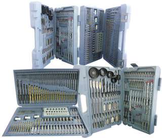 204 PCS MASTER HSS DRILL BIT BITS ALL IN ONE COMPLETE SET HOLE SAW 