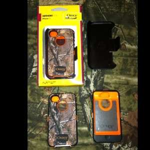 Otterbox Defender AP REALTREE CAMO & ORANGE fits iPhone 4 & 4s  