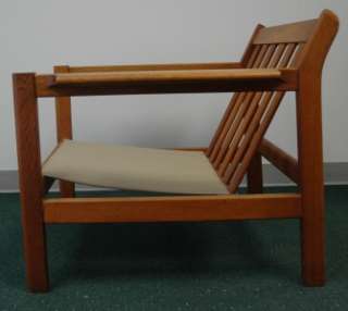 Beautiful Mid Century Lounge Chair Borge Morgensen ? Oak  