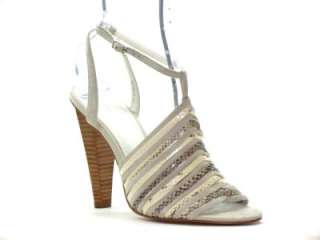 Calvin Klein Rene Womens Shoes Sandals Beige Heels 7  