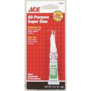  Ace Super Glue All Purpose 2 Gram Tube