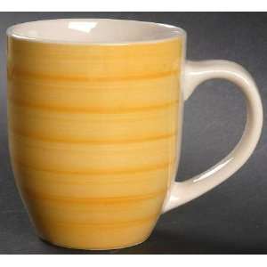  Tabletops Unlimited Spirale Yellow Mug, Fine China 