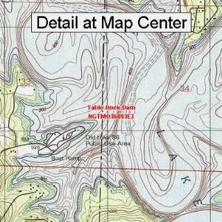   Map   Table Rock Dam, Missouri (Folded/Waterproof)