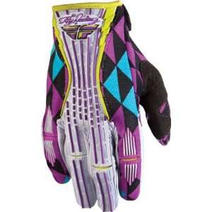  Fly Racing 2012 Girls Kinetic Gloves Purple Large 