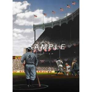  Opening Day 1929   Oversize Giclee on Canvas Framed     33 