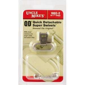  Uncle Mikes Qd115 Swivels Bolt Actions 1 Inch Nickel 
