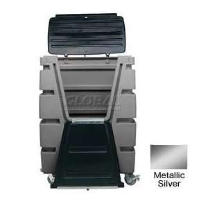  Metalic Silver Hopper Front Security Poly Trux® 48 Cu. Ft 