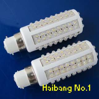 B22 108 LED Spot Light Bulb Lamp Warm White Corn Light 110V 240V 8W 