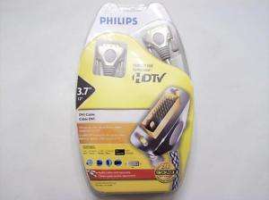 PHILIPS HDTV DVI CABLE 12 FT 24 K GOLD PLATED CONNECTOR  