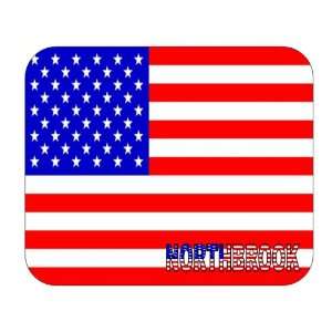  US Flag   Northbrook, Illinois (IL) Mouse Pad Everything 